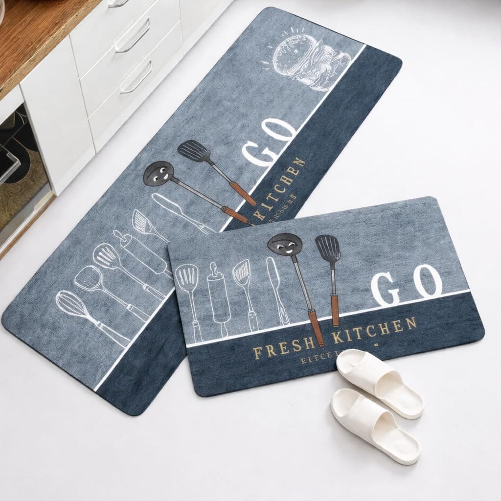 Kitchen Floor Mat Set